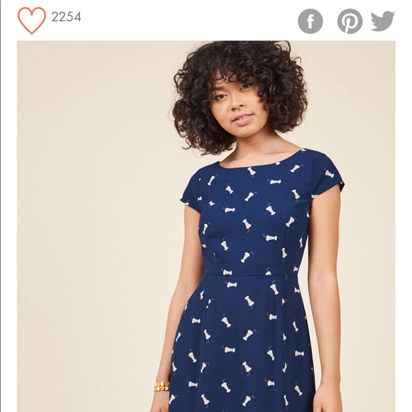 Modcloth Dresses & Skirts - Sugarhill Agile Employee Dress in Milkshakes